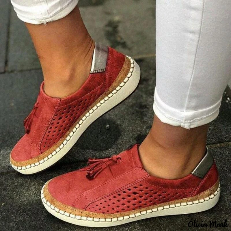 Tassel Loafers: modische Slipper mit niedrigem Absatz