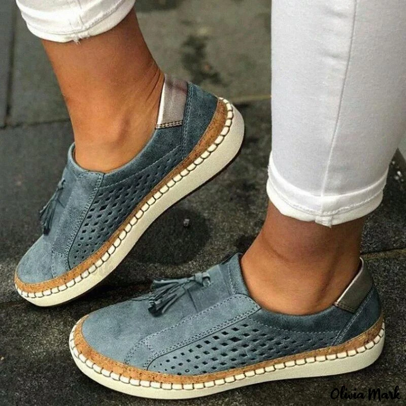Tassel Loafers: modische Slipper mit niedrigem Absatz