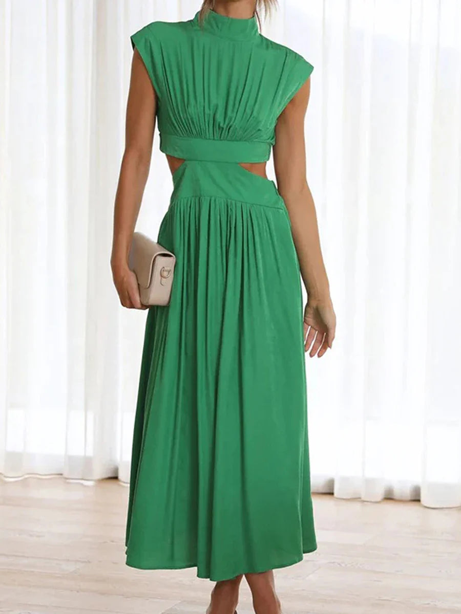 Arabella - Plissiertes Maxikleid für Frauen