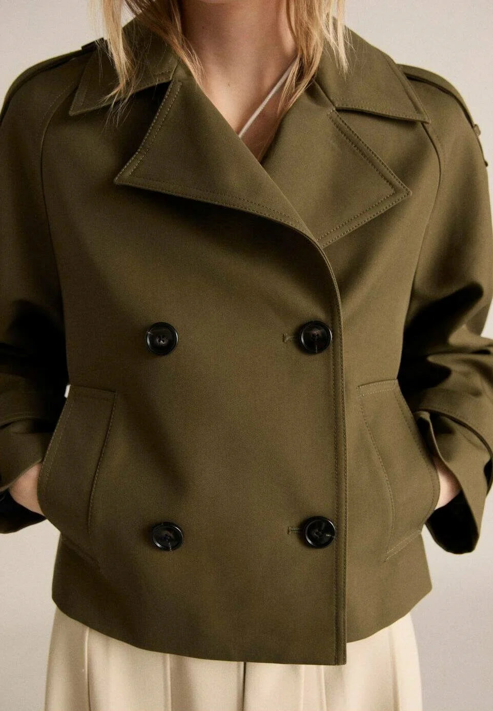 FLEUR - Sommerjacke - khaki