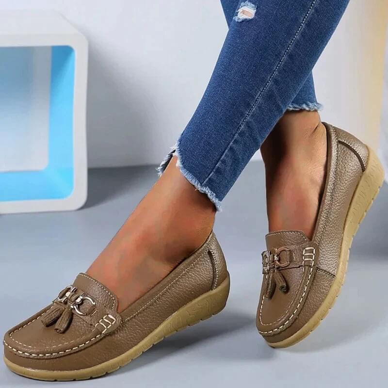 Amy - Orthopädische Leder-Loafer
