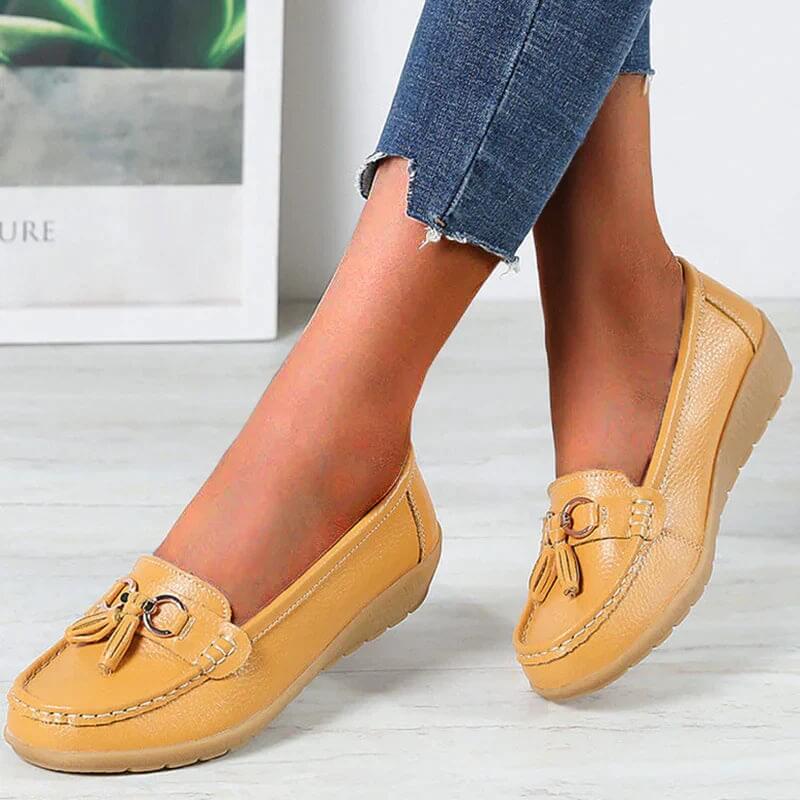 Amy - Orthopädische Leder-Loafer