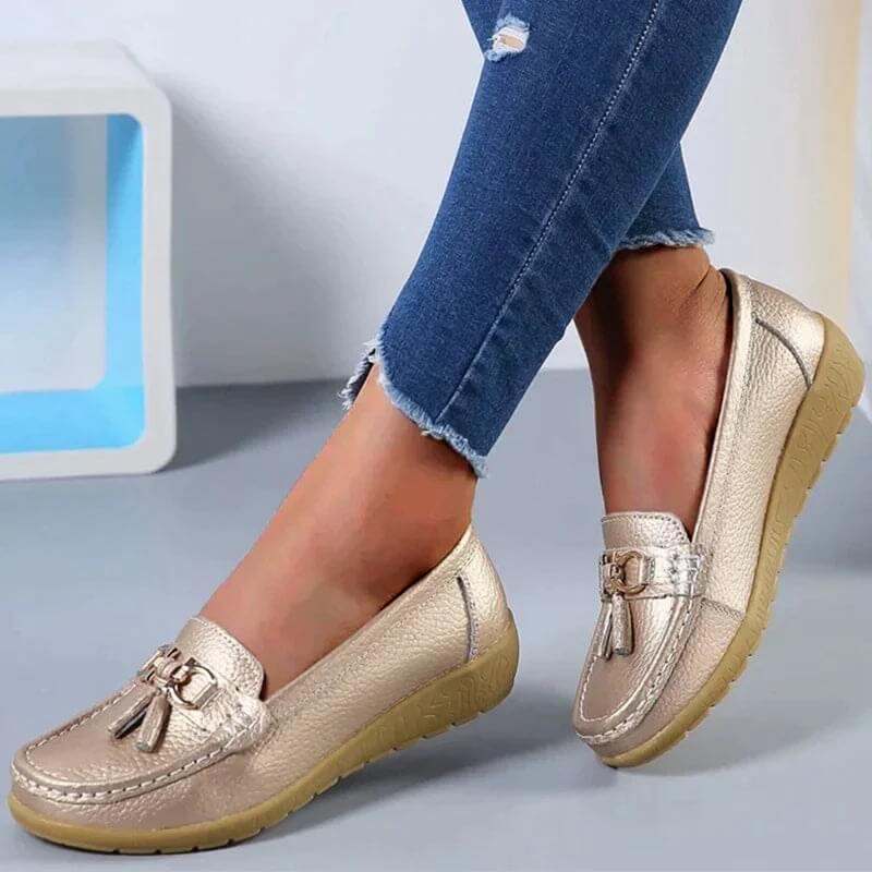 Amy - Orthopädische Leder-Loafer