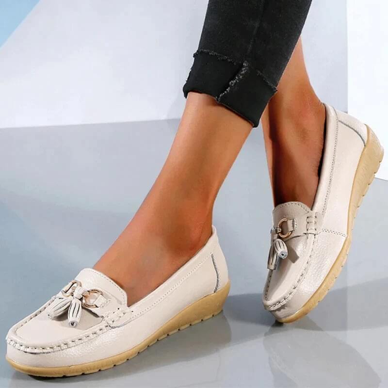 Amy - Orthopädische Leder-Loafer