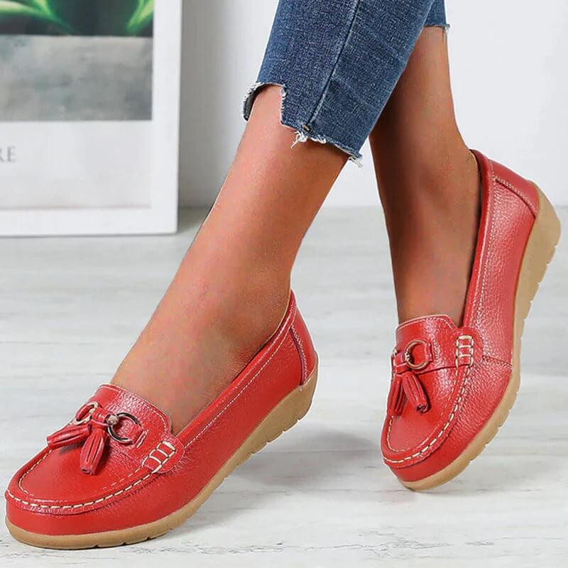 Amy - Orthopädische Leder-Loafer