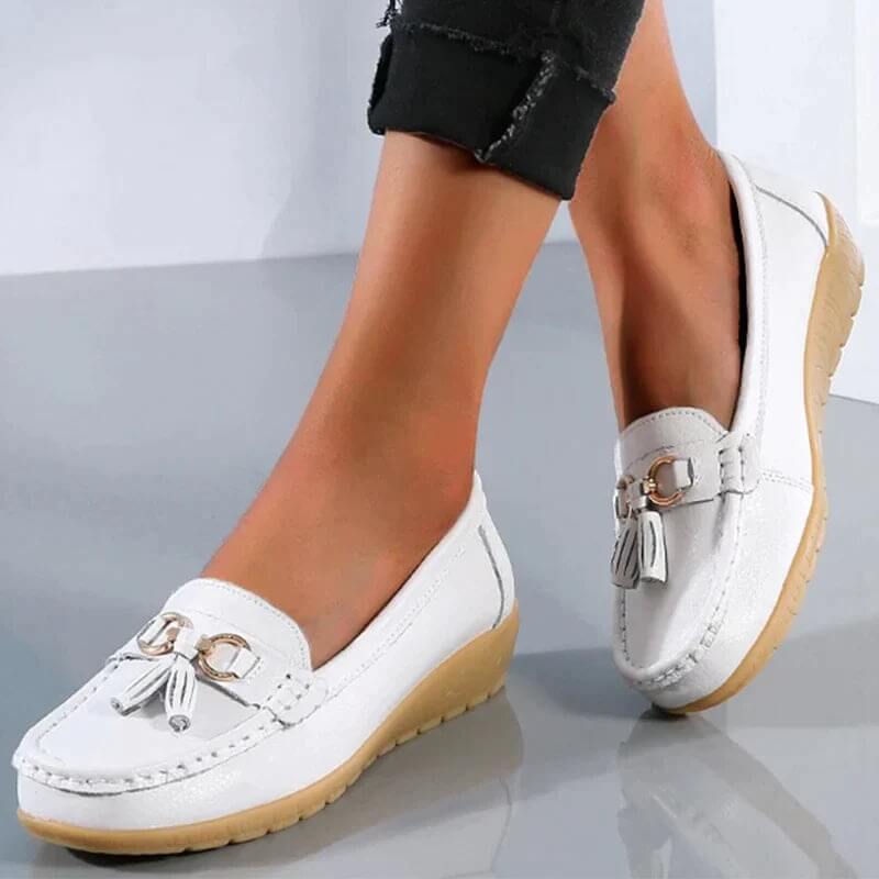 Amy - Orthopädische Leder-Loafer