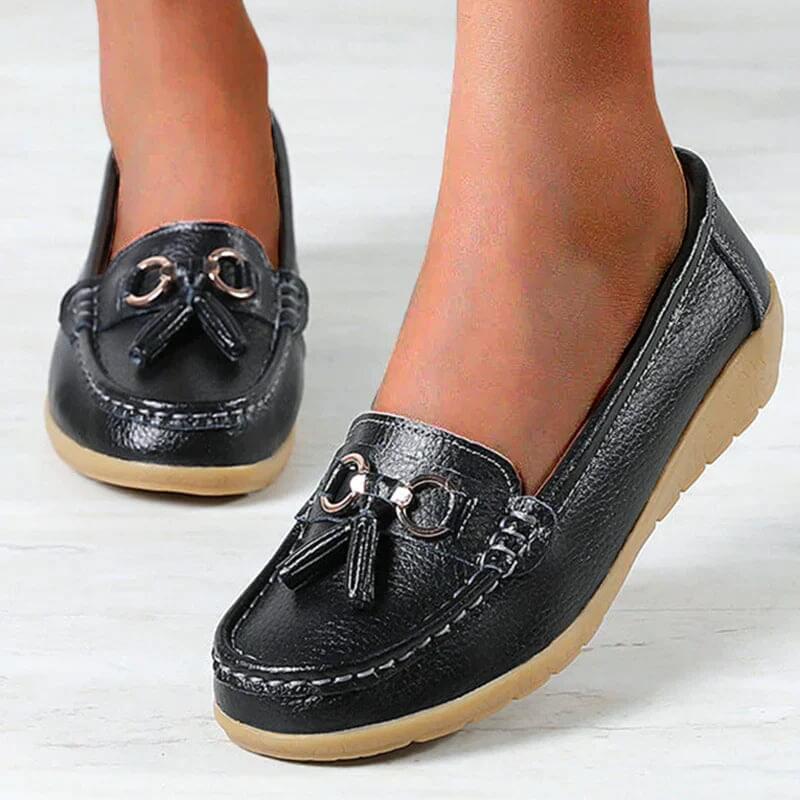 Amy - Orthopädische Leder-Loafer