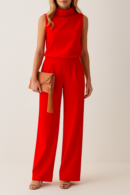 Luftiger Damen Sommer Overall Ärmellos Set: Leichtes Design für heiße Tage