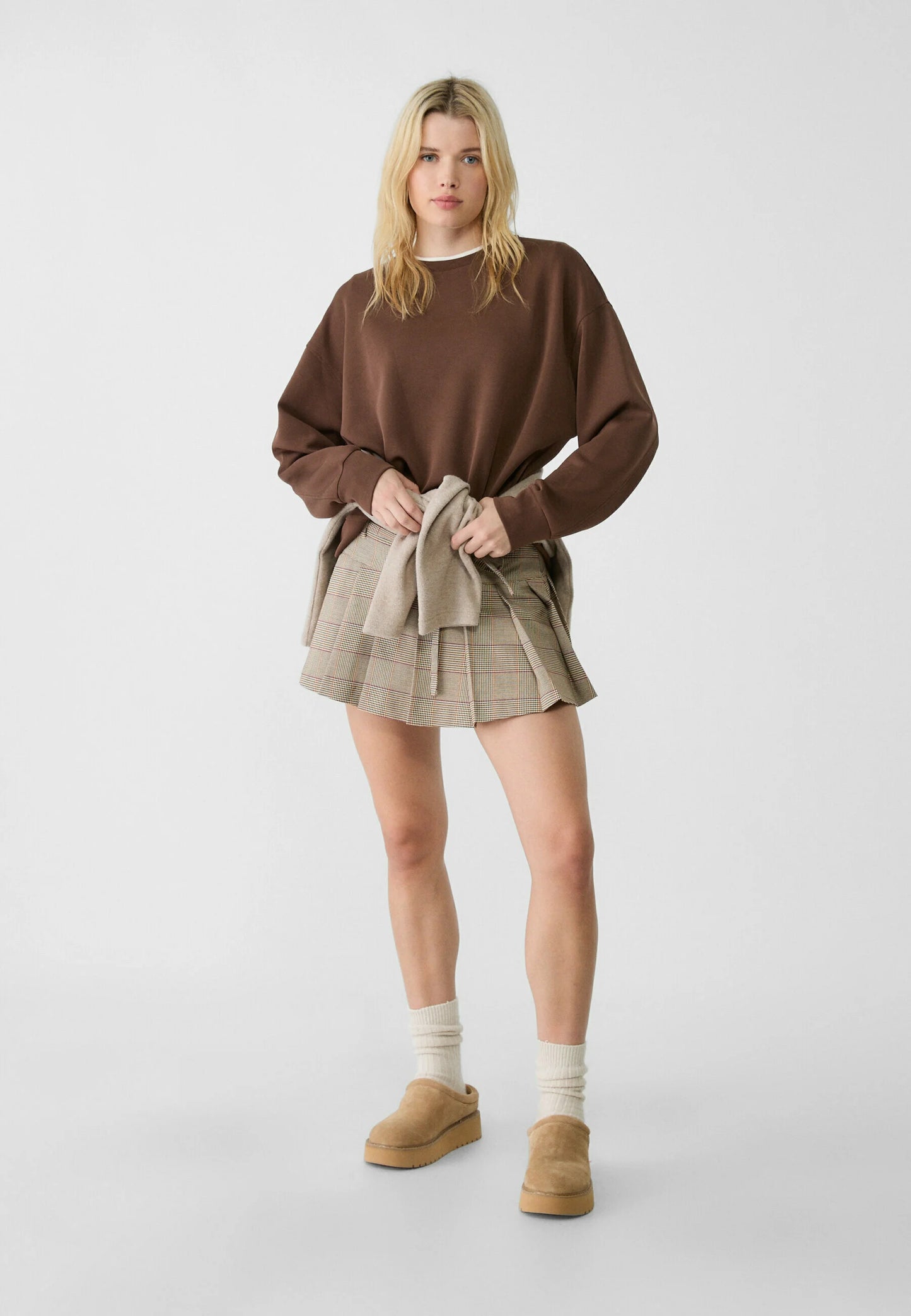ELENA - Sweatshirt - Dunkelbraun